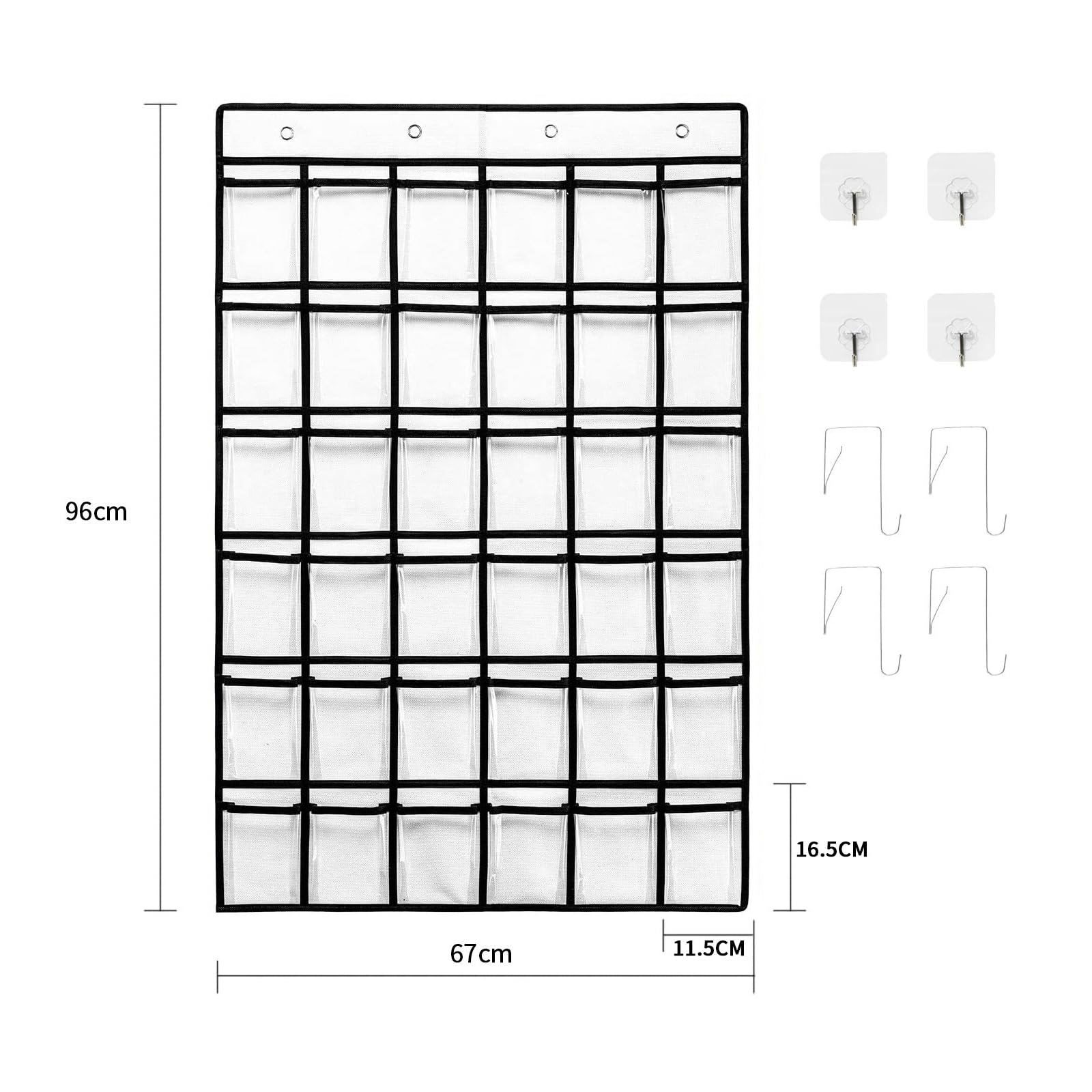 Amazon.co.jp: Cluoling ウォールポケット カレンダーポケット